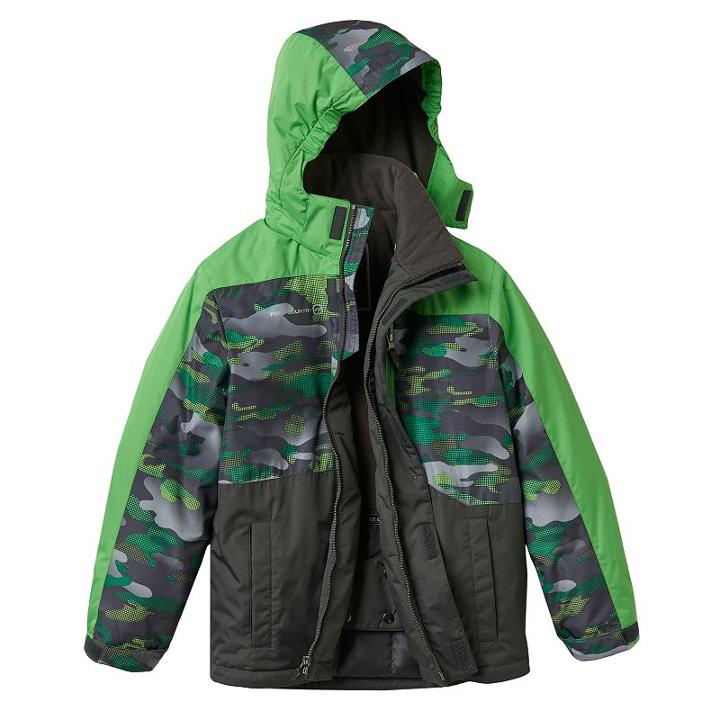 Boys 8-20 Free Country Boarder Jacket, Boy's, Size: Xl, Green