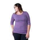 Plus Size Soybu Lynn Tunic, Women's, Size: 3xl, Med Purple