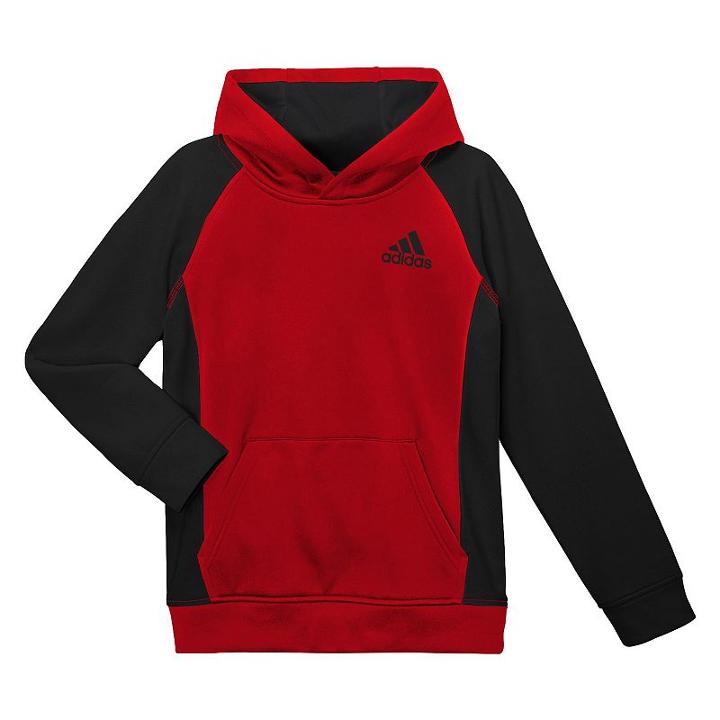 Boys 8-20 Adidas Breezy Pullover Hoodie, Boy's, Size: Small, Dark Red