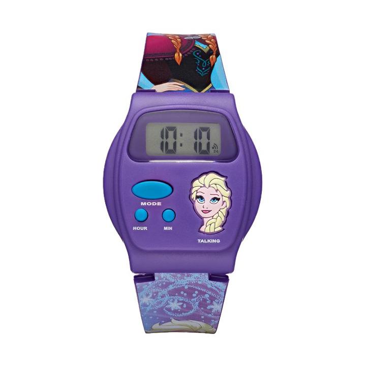 Disney's Frozen Elsa Kids' Digital Talking Watch, Girl's, Size: Medium, Purple