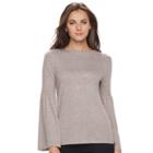 Women's Apt. 9&reg; Knit Bell Sleeve Top, Size: Medium, Med Red