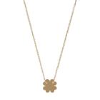 14k Gold Four Leaf Clover Necklace, Women's, Size: 16, Yellow