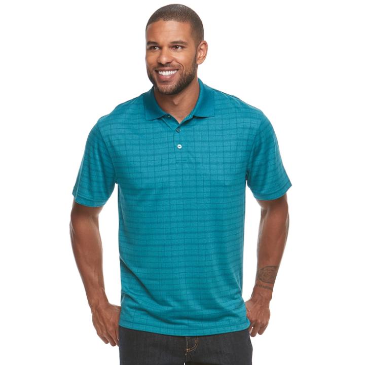 Men's Haggar&reg; Cool 18&reg; Classic-fit Performance Polo, Size: Small, Green Oth