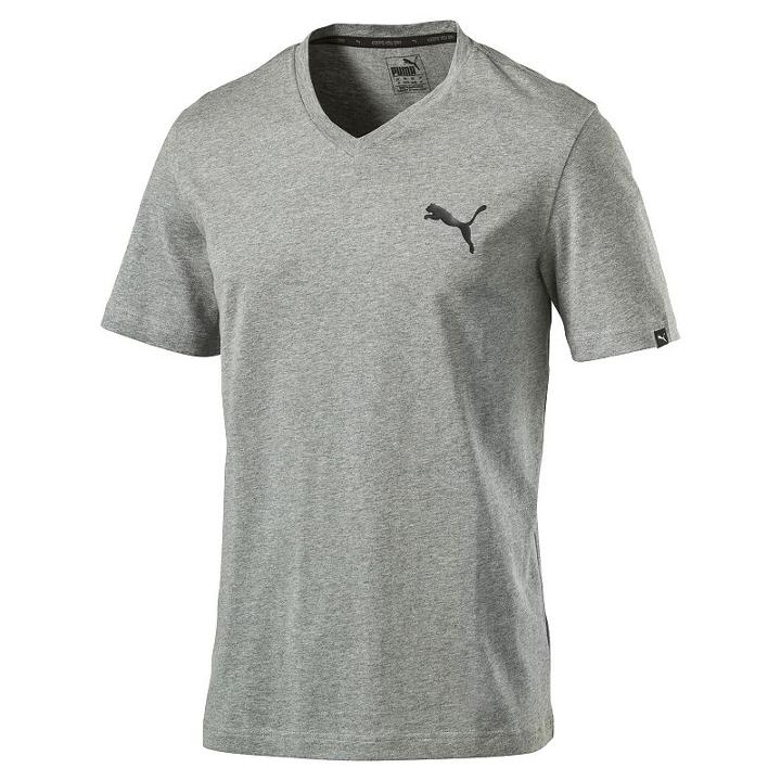 Men's Puma Logo Tee, Size: Xl, Grey Other