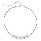 Lc Lauren Conrad Simulated Crystal Medallion Choker Necklace, Women's, Grey