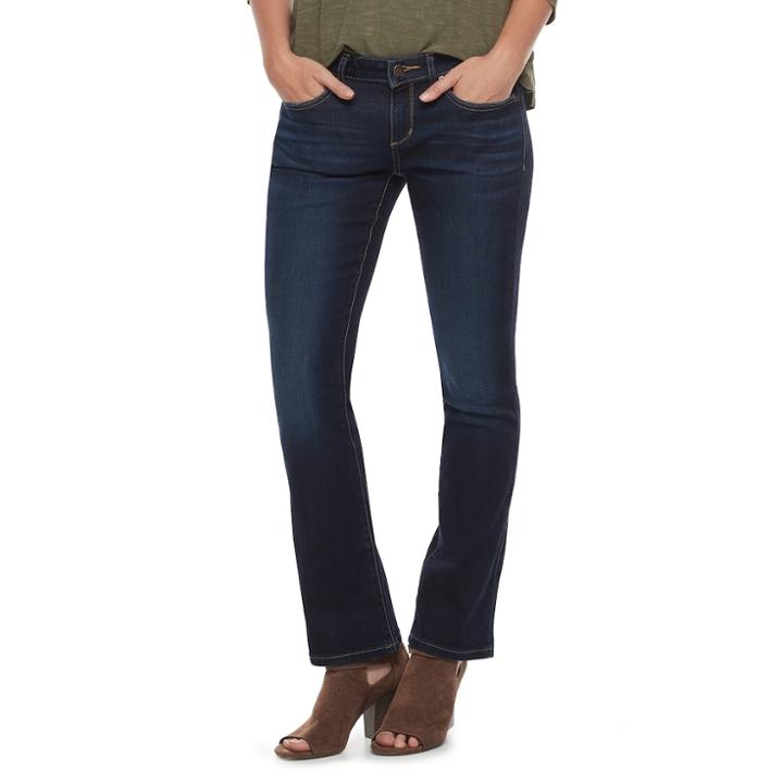 Petite Sonoma Goods For Life&trade; Bootcut Jeans, Women's, Size: 14p-short, Blue