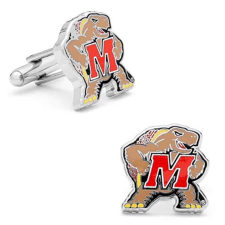 Maryland Terrapins Cuff Links, Men's, Multicolor