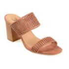 Journee Collection Sonya Women's High Heel Mules, Size: Medium (8), Brt Red