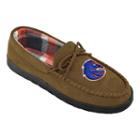 Men's Boise State Broncos Microsuede Moccasins, Size: 8, Brown