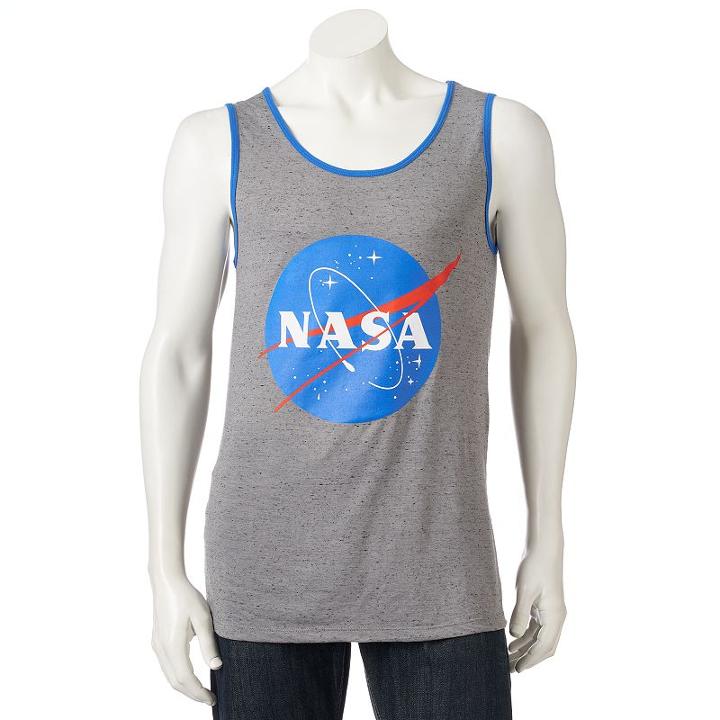Men's Nasa Tank Top, Size: Xxl, Grey