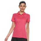 Women's Nike Short Sleeve Golf Polo, Size: Large, Med Pink