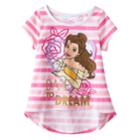 Disney's Beauty & The Beast Girls 4-6x High-low Hem Tee, Size: 6, Pink