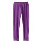 Girls 4-10 Jumping Beans&reg; Long Solid Leggings, Size: 5, Med Purple