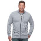 Big & Tall Sonoma Goods For Life&trade; Full-zip Fleece Jacket, Men's, Size: L Tall, Grey