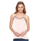 Women's Apt. 9&reg; Mesh Camisole, Size: Large, Brt Pink