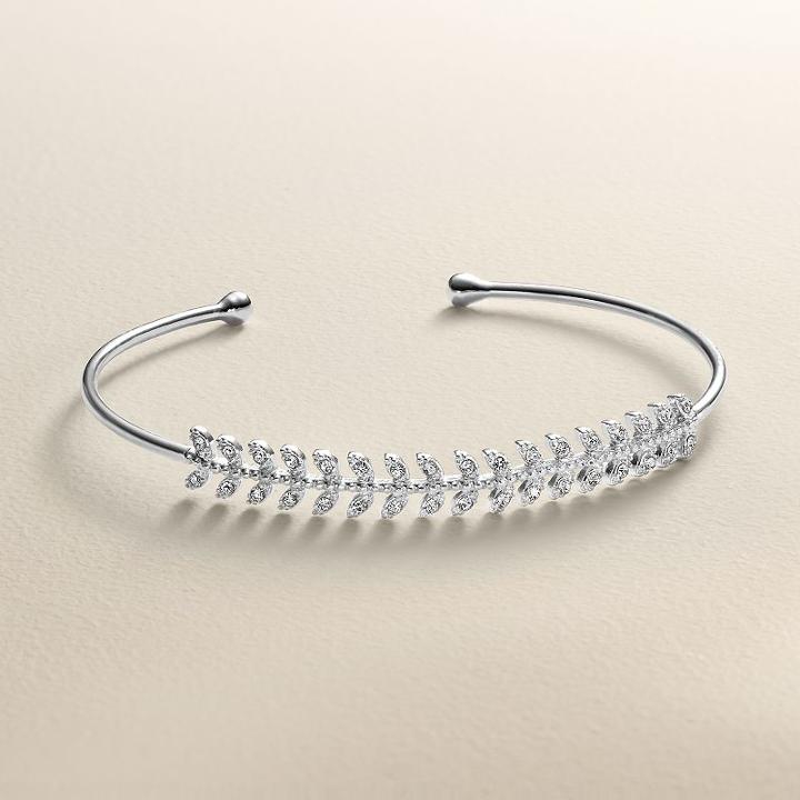Lc Lauren Conrad Runway Collection Branch Cuff Bracelet, Women's, Silver