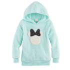 Disney's Minnie Mouse Girls 4-10 Plush Hoodie By Jumping Beans&reg;, Size: 7, Turquoise/blue (turq/aqua)