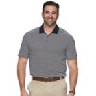 Big & Tall Grand Slam Off Course Regular-fit Striped Performance Golf Polo, Men's, Size: 3xl Tall, Blue (navy)