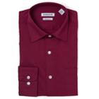 Men's Haggar Premium Comfort Slim-fit Stretch Dress Shirt, Size: 16.5-32/33, Red