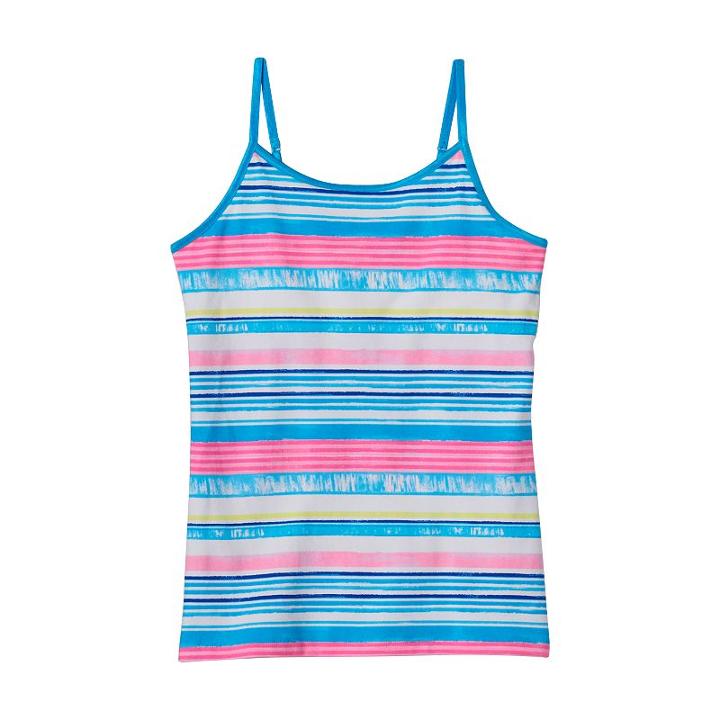 Girls 7-16 & Plus Size So&reg; Strappy Tank Top, Girl's, Size: 14 1/2, Turquoise/blue (turq/aqua)