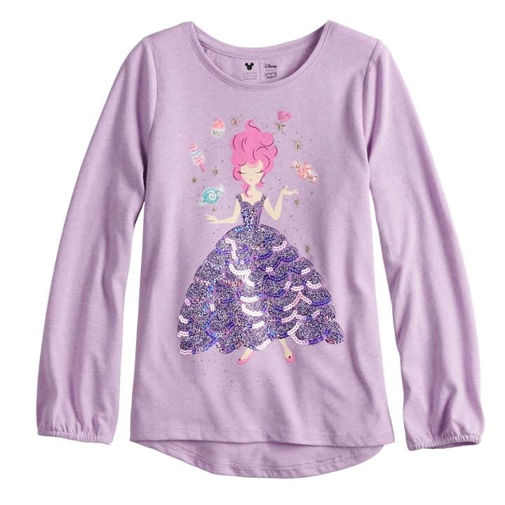 Disney's The Nutcracker And The Four Realms Girls 4-10 Embellished Ballerina Graphic Top By Jumping Beans&reg;, Size: 5, White