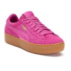 Puma Vikky Platform Women's Suede Shoes, Size: 8, Purple