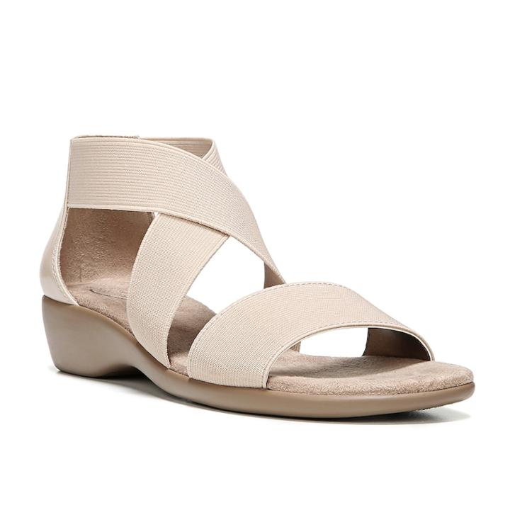 Lifestride Tellie Women's Sandals, Size: Medium (6.5), Dark Beige