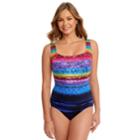 Women's Great Lengths Tummy Slimmer X-back One-piece Swimsuit, Size: 10, Costa Sol