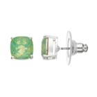 Lc Lauren Conrad Green Simulated Opal Nickel Free Stud Earrings, Women's, Lt Green