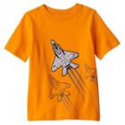 Boys 4-7x Jumping Beans&reg; Short Sleeve Applique Tee, Size: 7x, Drk Orange