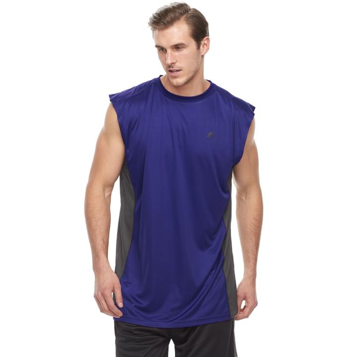 Big & Tall Russell Dri-power Performance Muscle Tee, Men's, Size: Xl Tall, Dark Blue