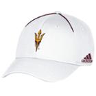 Adult Adidas Arizona State Sun Devils Coach Flex-fit Cap, Men's, Size: L/xl, White