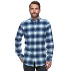 Big & Tall Croft & Barrow&reg; True Comfort Plaid Classic-fit Flannel Button-down Shirt, Men's, Size: Xxl Tall, Brt Blue