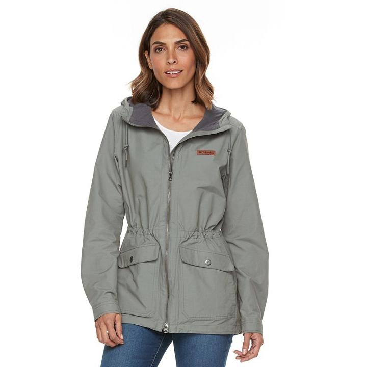 Women's Columbia Cultus Lake Hooded Anorak Jacket, Size: Xl, Red Overfl