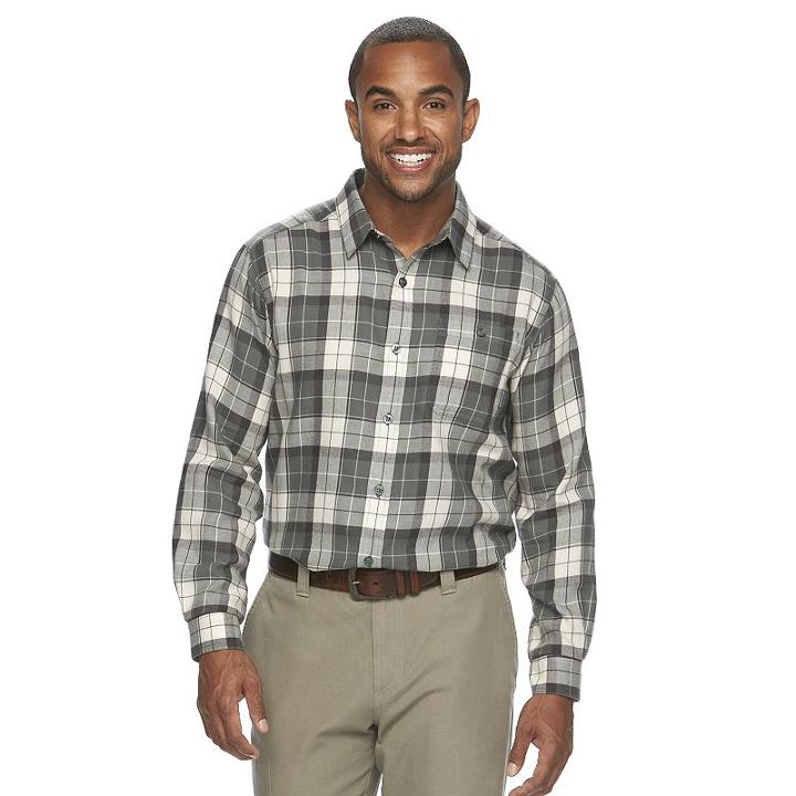Big & Tall Columbia Notched Peak Classic-fit Plaid Button-down Shirt, Men's, Size: 4xb, Ovrfl Oth