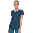 Women's Tek Gear&reg; Space Dye Base Layer Tee, Size: Small, Dark Blue