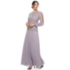 Women's Onyx Nite Illusion Glitter Lace Gown, Size: 16, Dark Pink