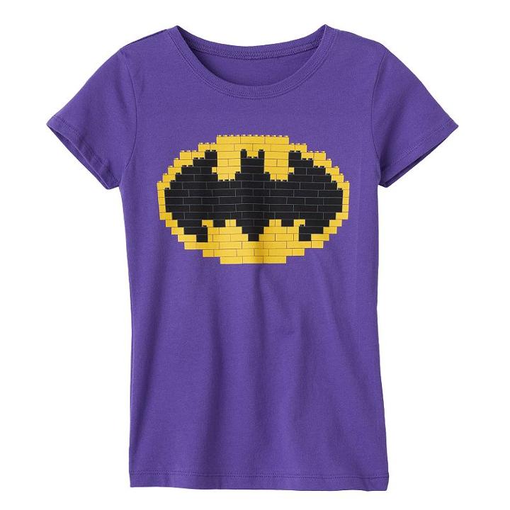 Girls 7-16 Lego Batman Graphic Tee, Girl's, Size: Medium, Purple