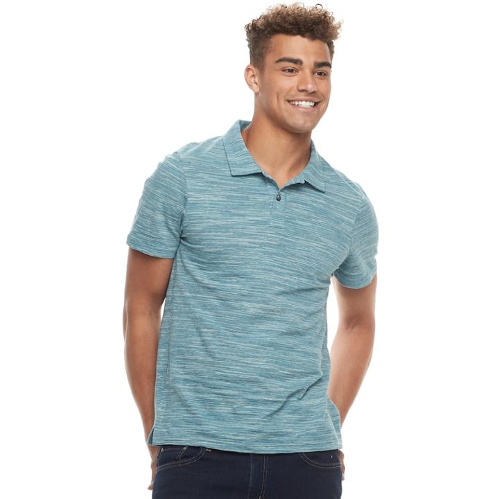 Men's Urban Pipeline&reg; Textured Polo, Size: Small, Blue