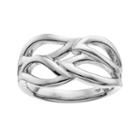 She Sterling Silver Openwork Leaf Ring, Women's, Size: 8, Grey