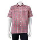 Men's Croft & Barrow&reg; Quick-dry Easy-care Button-down Shirt, Size: Medium, Med Red
