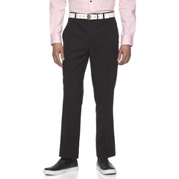 Men's Wd. Ny Slim-fit Black Tuxedo Pants, Size: 34x32