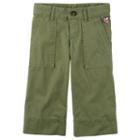 Girls 4-8 Carter's Olive Gaucho Pants, Size: 6x, Green Oth