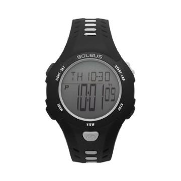 Soleus Men's Contender Digital 50-lap Chronograph Watch, Black