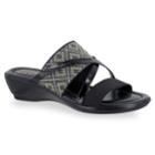 Tuscany By Easy Street Palazzo Women's Sandals, Size: Medium (9), Black