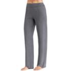 Women's Cuddl Duds Comfortwear Bootcut Lounge Pants, Size: Xs, Med Grey