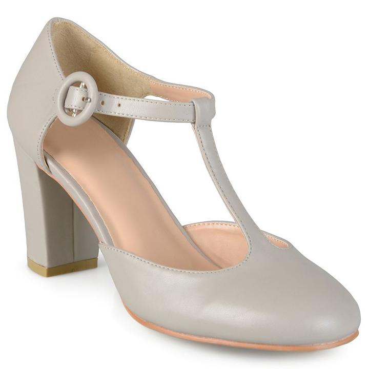 Journee Collection Talie Women's High Heels, Girl's, Size: 8, Light Grey