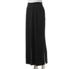 Women's Studio 253 Shirred Maxi Skirt, Size: Medium, Black