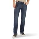 Men's Lee Extreme Motion Stretch Slim Straight Jeans, Size: 42x32, Dark Blue