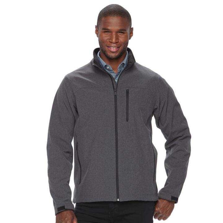 Men's Hemisphere Softshell Jacket, Size: Large, Med Grey